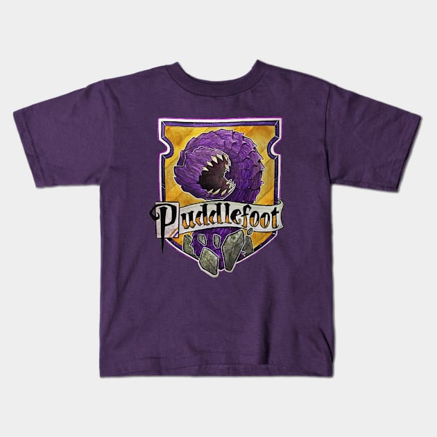 House Puddlefoot Geekly Inc. Kids T-Shirt by Jhooray